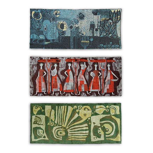 Mid century modern wall tapestries